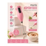 SEVORAHOME Pilli Süt Köpürtücü Kahve Köpürtme Makinesi | Mini Mikser