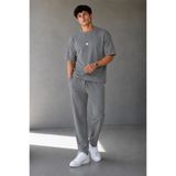 SEVORIA Unisex Kısa Kollu Oversize Salaş Kesim Premium Rahat Kalıp Beli Bağcıklı İkili Takım