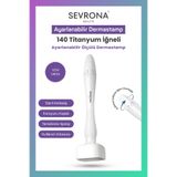 Sevrona Beaute 140 Titanyum Iğneli Ayarlanabilir Dermastamp 0.25MM - 3.00MM Ayarlanabilir Iğne Ölçüsü + Dermastamp Temizleme Spreyi 100ML