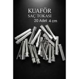 SEVRU Metal Alüminyum Saç Pensi - Kuaför Klips, Toka, Makyaj Saç Tutucu 20 Adet KÜÇÜK BOY