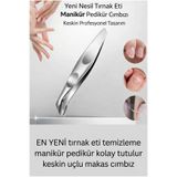 SEVRU Tırnak Eti Kesme Cımbızı Paslanmaz Batık Tırnak Et Cımbızı Kavisli
