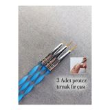 SEVRU Tırnak Süsleme Fırçası Ince Uçlu Fırça, Ekstra Tırnak Itici Özellikli Nail Art Pencil