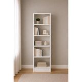 Şevval Erim Home MK97 5 Raflı Kitaplık Beyaz