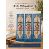 Sewak Al-Haşimi İnce Misvak Çift Poşet Taze Misvak (Yaş Misvak) - 6 İnç (15CM) 3'lü Set — Beyazlatma Özelliği