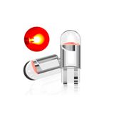 SEWICK T10 Led (Kırmızı) 2 Adet (PARK ,GÖSTERGE,PLAKA,TAVAN AMPULÜ)