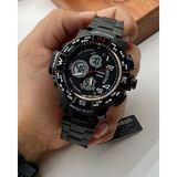 Sewor Dijital Analog Sport Metal Kordonlu Erkek Asker Kol Saaticw.silver5
