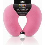Seyahat Boyun Yastığı 40 cm – Rahat & Yumuşak Destek Yastığı - Pembe