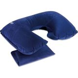 Seyahat Boyun Yastığı, Lacivert, Şişirilebilir Pvc, Ergonomik Tasarım, Yolculuk ve Araç Içi