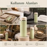 Seyahat Kiti - Makyaj Serum Diş Macunu Şampuan El Kremi Seyahat Kutusu - Uçak Için Uygun Sıvı Tüpü ve Spor Çantası - Yeşil