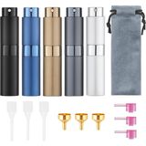 Seyahat Parfüm Atomizer Doldurulabilir 8ml (5 Adet), Seyahat Kolonya Püskürtücü Mini, Parfüm � - Çok Renkli