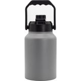Seyahat Veya Kamp Için Yüksek Kapasite - Vakumlu Sızdırmaz Kapak - Paslanmaz Çelik Termos - 1900 ml - 1,9 lt - Gri