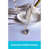 SeyCey.co Zirkon Taşlı Kalp Kolye | Anneler Günü Hediyesi | Kadın