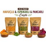 Seydişehir Yöresel 3'lü (3x500gr) Sebzeli Erişte Paketi