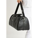 Seyehat Spor Çantası 38 Lt Kabin Boy Valiz 48*35 cm El Valizi Vegan Deri Unisex 48*35 cm Suni Deri - 0 - Siyah