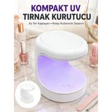 Seyehat Tipi Mini Oje Kurutucu Ultraviole Mor Işık Protez Tırnak Kurutucu Yeni Nesil - Lisinya