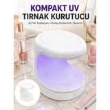 Seyehat Tipi Mini Oje Kurutucu Ultraviole Mor Işık Protez Tırnak Kurutucu Yeni Nesil