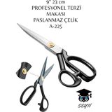 Seyfi Kırtasiye 10 '' 26 cm TD-250 Profesyonel Terzi Makası Paslanmaz Çelik - 1 Adet - Çok Renkli