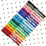 Seyfi Kırtasiye 200 Fineliner 0.4 mm Ince Uçlu Yazı ve Çizim Kalemi 10 Renk Set - Renkli - standart