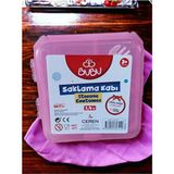 Seyfi Kırtasiye Saklama Kabı Seti Çatal + Kaşık Plastik Beslenme Kabı - Pembe