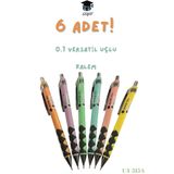 Seyfi Kirtasiye Versatil Uçlu Kalem Seti, 0.7 mm, 6 Adet, Renkli