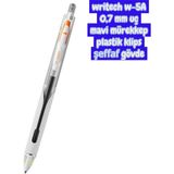 Seyfi Kırtasiye Writech W-5A Age 0,7 mm Şeffaf Beyaz Gövde Mavi Mürekkep Jel Tükenmez Kalem - Karışık Renkler - standart