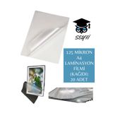SEYFİKİRTASİYE 125 MİKRON A4 LAMİNASYON FİLMİ (KAĞIDI) 20 ADET