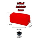 SEYFİKİRTASİYE 2 bölmeli kalemlik kırmızı