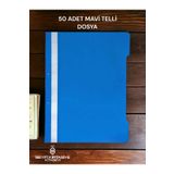 SEYFİKİRTASİYE 50 ADET MAVİ TELLİ DOSYA **TÜRK MALI** 1.KALİTE PLASTİK MALZEME