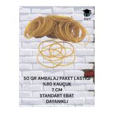 SEYFİKİRTASİYE 50 GR AMBALAJ PAKET LASTİĞİ %80 KAUÇUK 7 CM STANDART EBAT DAYANIKLI