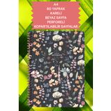 SEYFİKİRTASİYE A4 80 YAPRAK KARELİ BEYAZ SAYFA PERFORELİ KOPARTILABİLİR SAYFALAR KARTON KAPAK