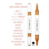 SEYFİKİRTASİYE ART-X ÇİFT UÇLU AKRİLİK MARKER ÇİZİM KALEMİ HER YÜZEYE UYGUN KALICI MÜREKKEP 1-6 MM UÇ KALINLIKLARI