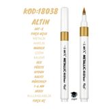 SEYFİKİRTASİYE FIRÇA UÇLU METALİK AKRİLİK MARKER ÇİZİM KALEMİ HER YÜZEYE UYGUN KALICI MÜREKKEP 1-6 MM UÇ ART-X