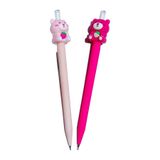 SEYFİKİRTASİYE Versatil Kalem, 0.7 mm Uçlu, Ayıcık Modelli, 2 Adet Set, Pembe ve Fuşya