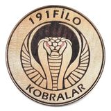 Seyhan Askeri Malzeme 191 FİLO KOBRALAR Deri PEÇ - Arma - Patch