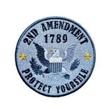 Seyhan Askeri Malzeme 2nd Amendment Patch Yama Havacı Peç- PEÇ