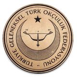 Seyhan Askeri Malzeme GELENEKSEL TÜRK OKÇULUK FEDERASYONU Deri PEÇ - Arma - Patch