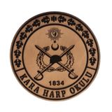 Seyhan Askeri Malzeme Kara Harp Okulu Deri Peç - Arma - Leather Patch