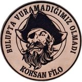 Seyhan Askeri Malzeme Korsan Filo - Deri Peç - Arma - Askeri Patch - Korsan Peç 9,5 CM