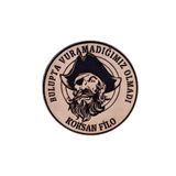 Seyhan Askeri Malzeme KORSAN FİLO- Deri PEÇ - Arma - Patch 8 cm Çap
