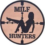 Seyhan Askeri Malzeme Mılf Hunter Deri Peç - Arma - Leather Patch