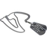 Seyhan Askeri Malzeme Orjinal Asker Künyesi - Lazer Kazıma - Army Dog Tag - Standart - Gümüş