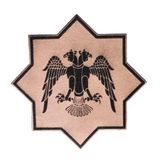 Seyhan Askeri Malzeme SELÇUKLU Kartalı Yıldız Deri PEÇ - Arma - Patch 8 cm Çap