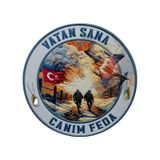 Seyhan Askeri Malzeme Vatan Sana Canım Feda Peç - Arma - Tpu Patch Karışık/çok Renkli Çok Renkli