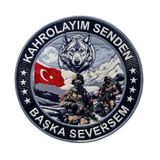Seyhan BOZKURT ASKER PEÇ ,KAHROLAYIM SENDEN BAŞKA SEVERSEM - Arma - TPU Patch