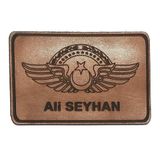 Seyhan Komutan Pilot Deri Uçuş Brövesi Isimlik