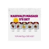 Seyidoğlu Kahvaltı Masası 5'li Mini Set – 15 g x 500 Adet