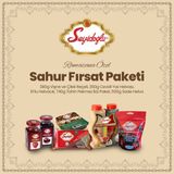 Seyidoğlu Ramazan Sahur Paketi 380 gr Vişne ve Çilek Reçeli 500 gr Kakaolu Helva 740 gr Tahin ile Pekmez