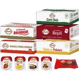 Seyidoğlu Süper 5'li Kahvaltılık Fırsatı Çilek Reçeli - Sade Tahin Helvası - 8 kg