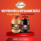 Seyidoğlu Tahin-Pekmez 9 kg Fırsat Paketi Türkiye Menşeli Lezzetli İkili Ürün
