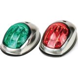 Seyir Feneri 12v İskele+sancak Led 316 Krom
